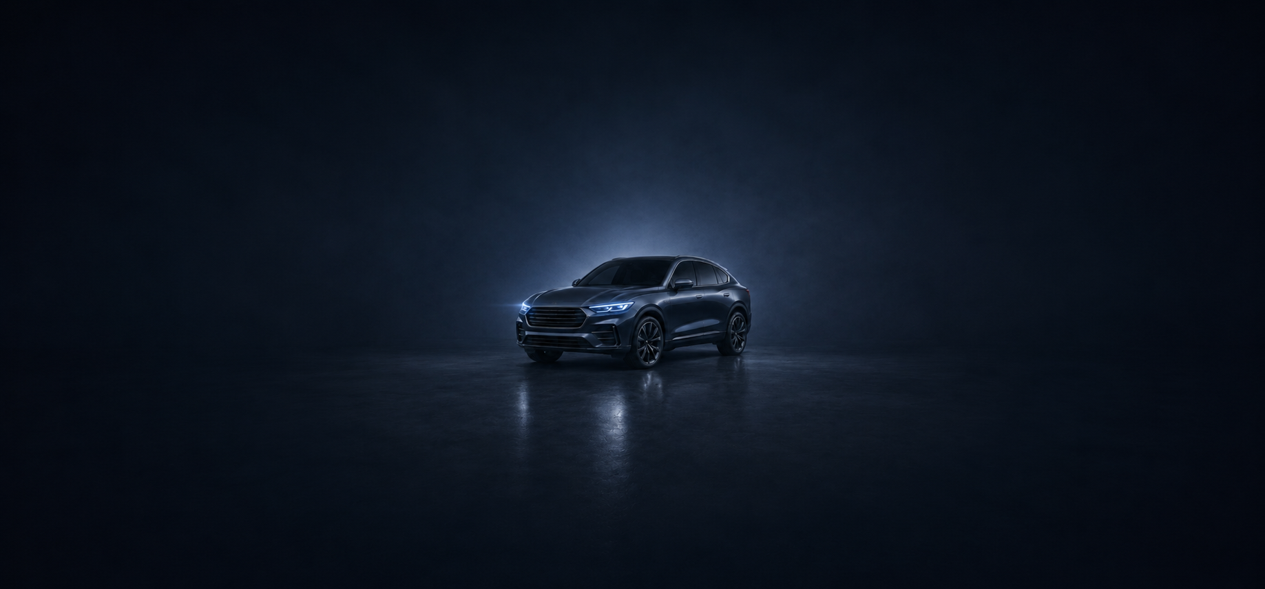 Dark luxury vehicle saved with payment context